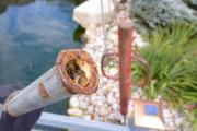 This post has been damaged by a sledge hammer. A post pounder [in the background] is the way to go