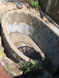 Concrete ponds offer straight walls but are expensive to install