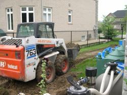 Bobcats damage the lawn and access is a consideration