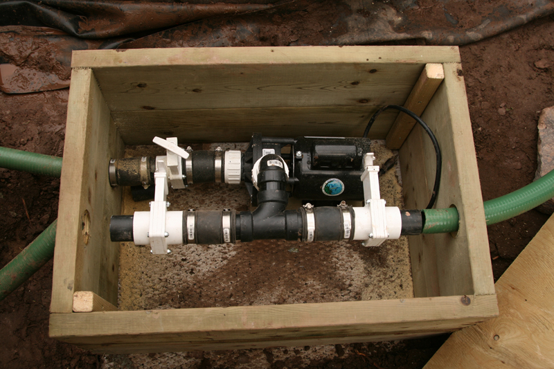 How To Install An External Pond Pump, Above Ground Pond Pump